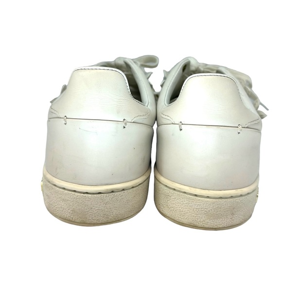 Auth Louis Vuitton Frontrow Blooming Blossom Floral Sneakers 37 7 - Picture 2 of 9